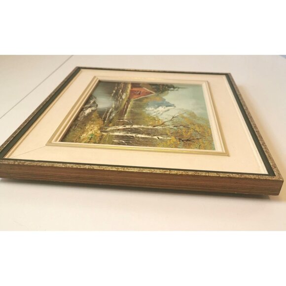 Vintage Outdoor Nature Scene Oil Painting by C. Gibbon - Picture 5 of 9